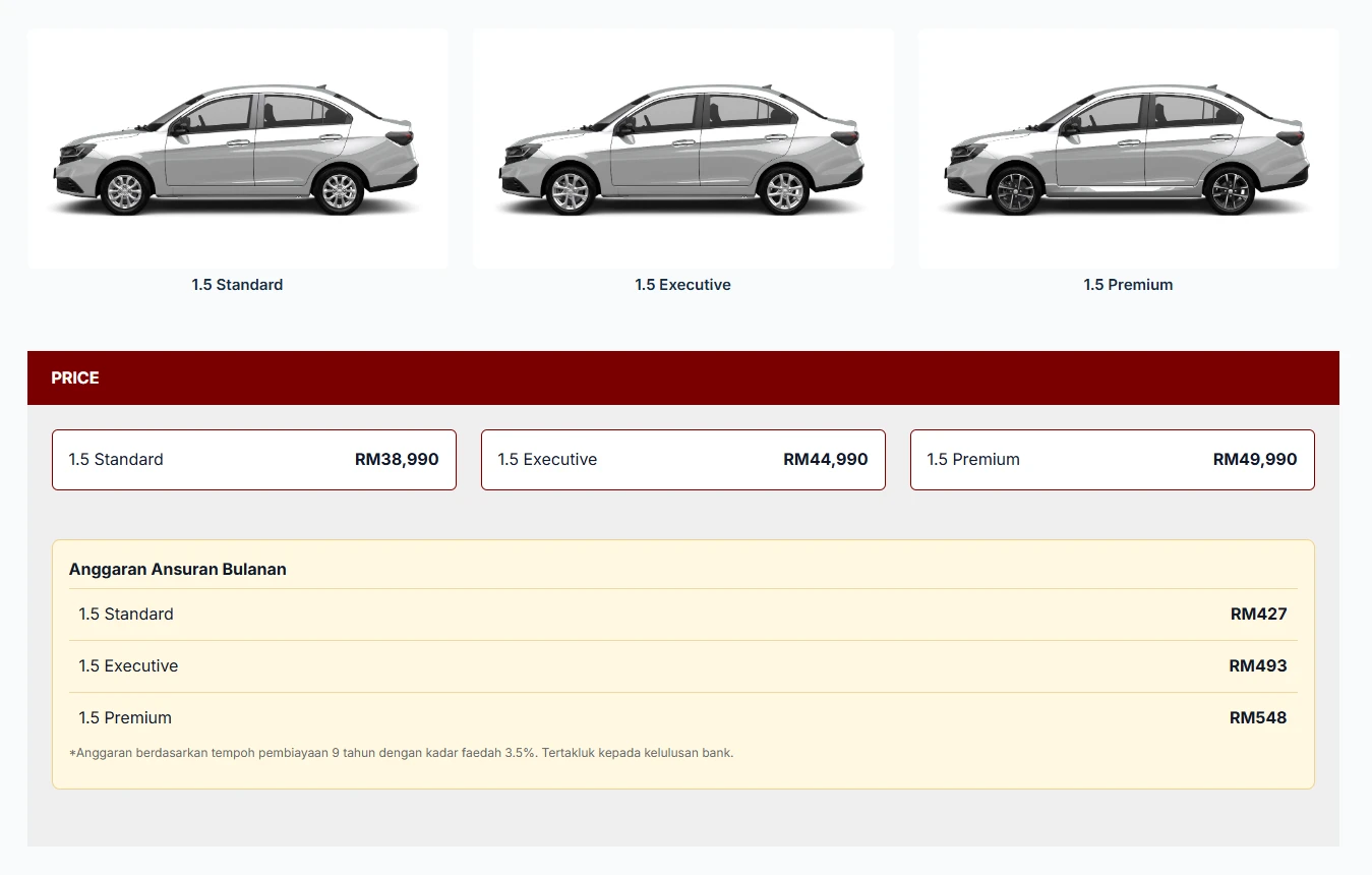 Proton Saga 2026 price - HargaProton.my