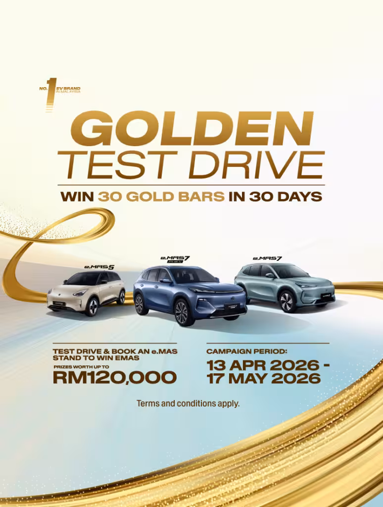 Proton eMAS Promotion - Golden Test Drive - HargaProton.my