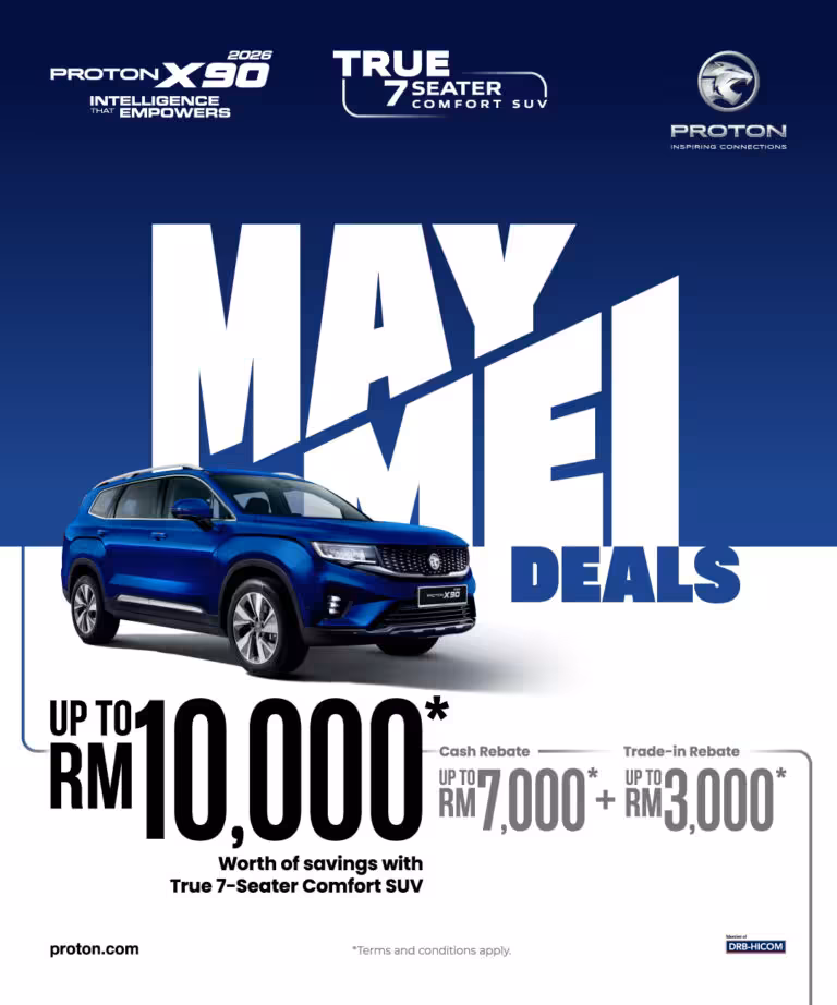 Proton Promotion May 2026 - X90 - HargaProton.my