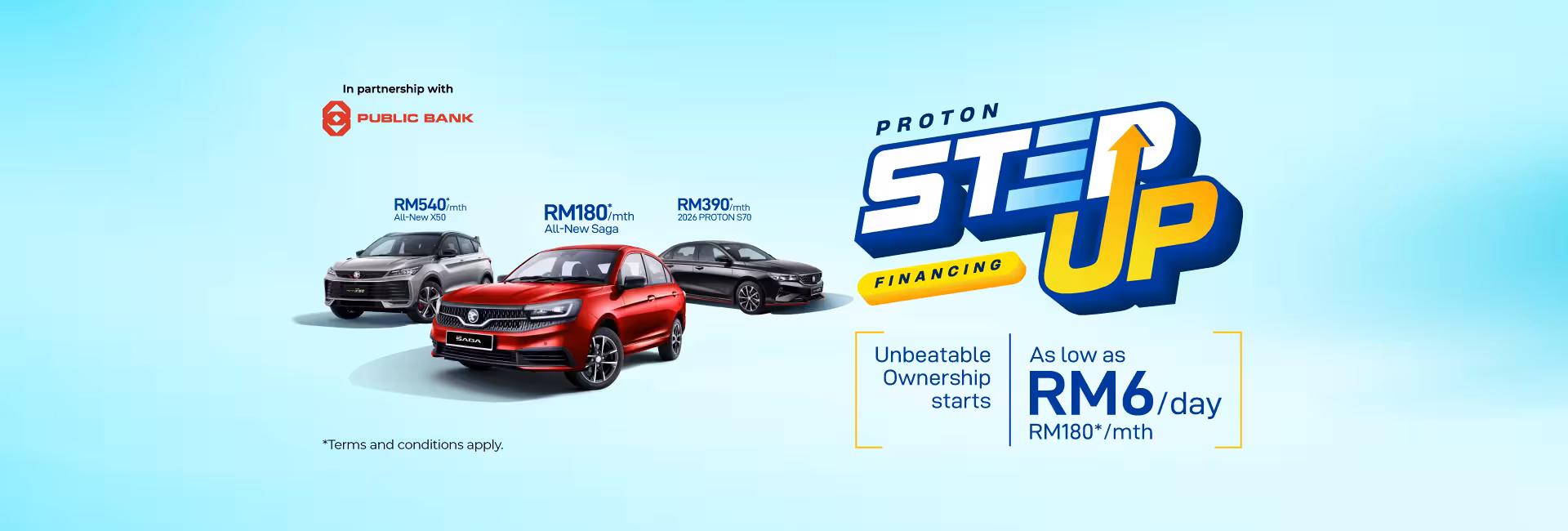 Proton Step Up Financing - HargaProton.my